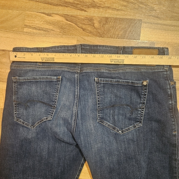 Mavi Jeans Mens 40x30 Blue Straight Leg Denim Stretch - Picture 8 of 11